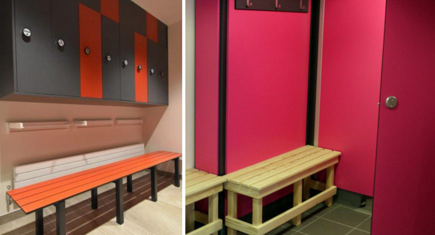 Stevens Washrooms - Commercial Washroom Installations - Sports Benches
